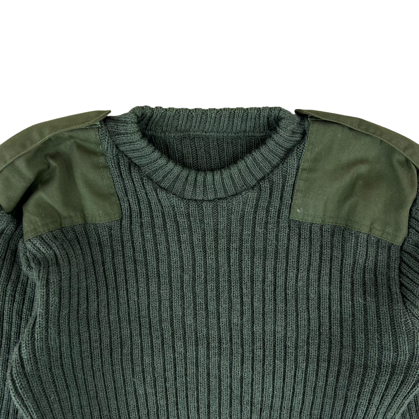 British Army Olive Green Pullover Jumper - Medium