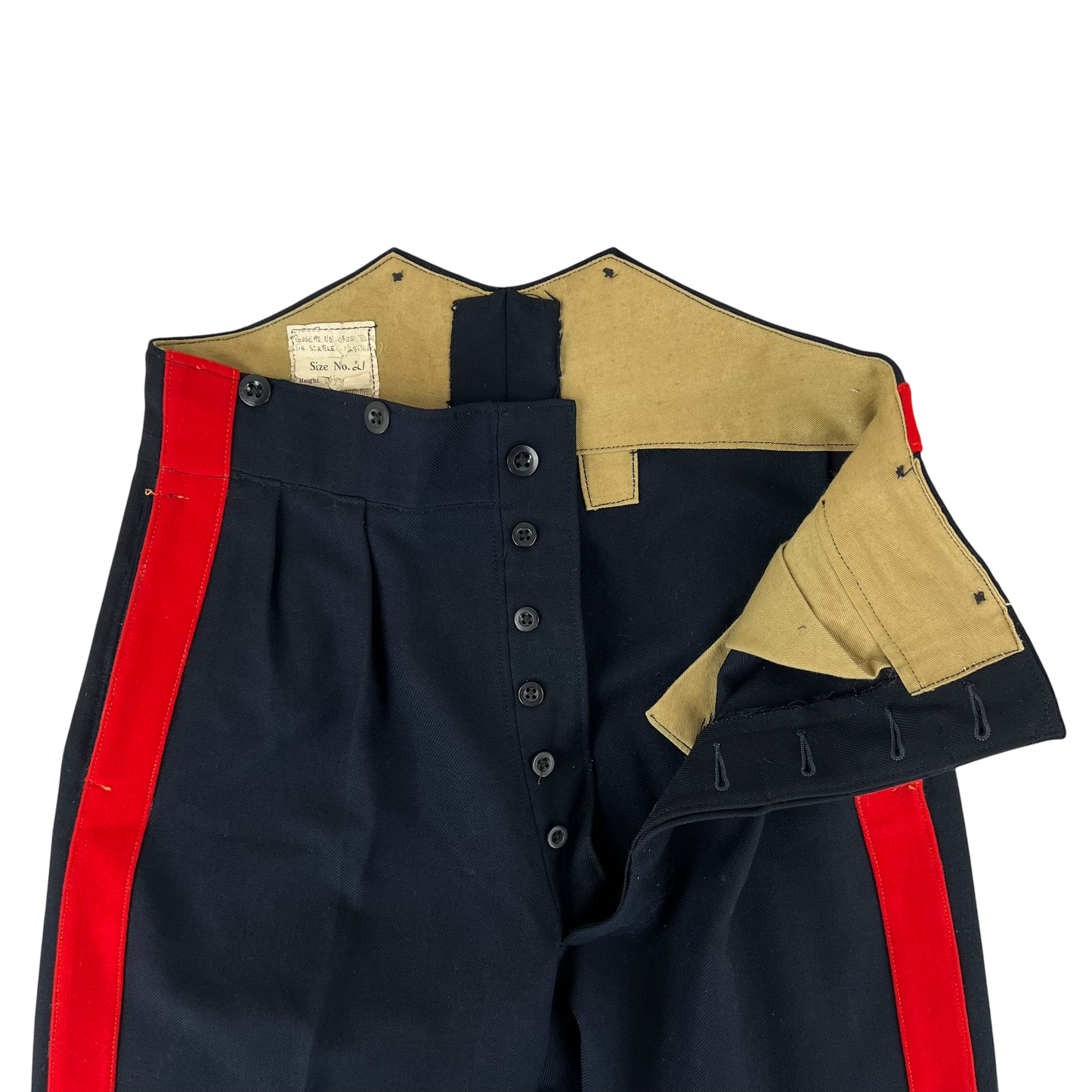 British Army 1950's Footguards No 1 Blues Dress Trousers - W33 L31