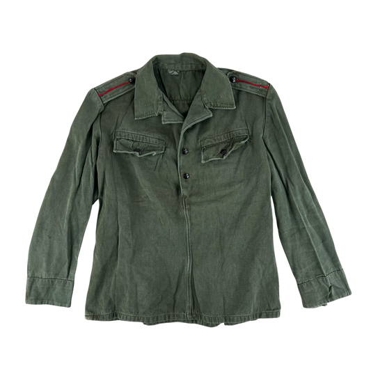 Bulgarian People's Army Olive Green Cossack Shirt - Medium