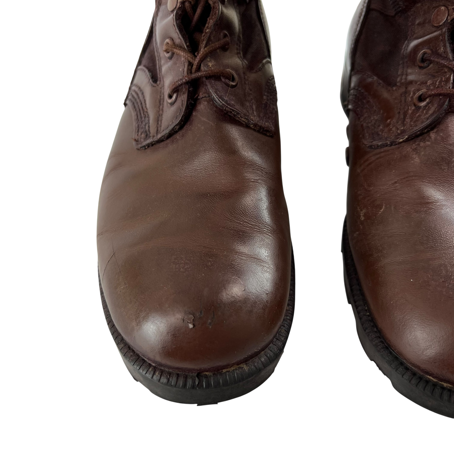 British Army WP Brown Jungle Combat Boots - Size 8M