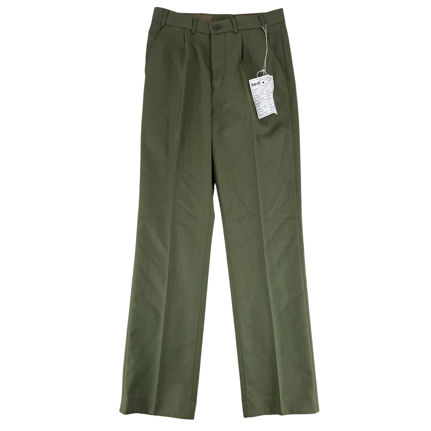 Slovak Army M97 Olive Green Dress Trousers - W27 L30.5