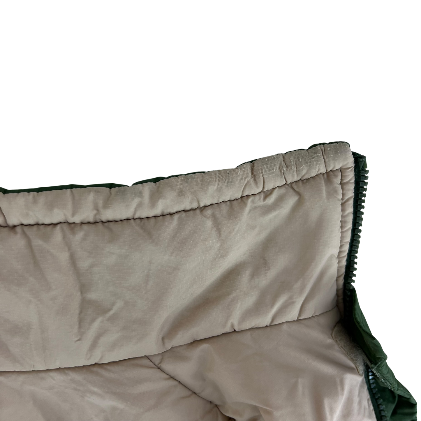 British Army Reversible Thermal Olive Green / Tan Quilted Jacket - Medium