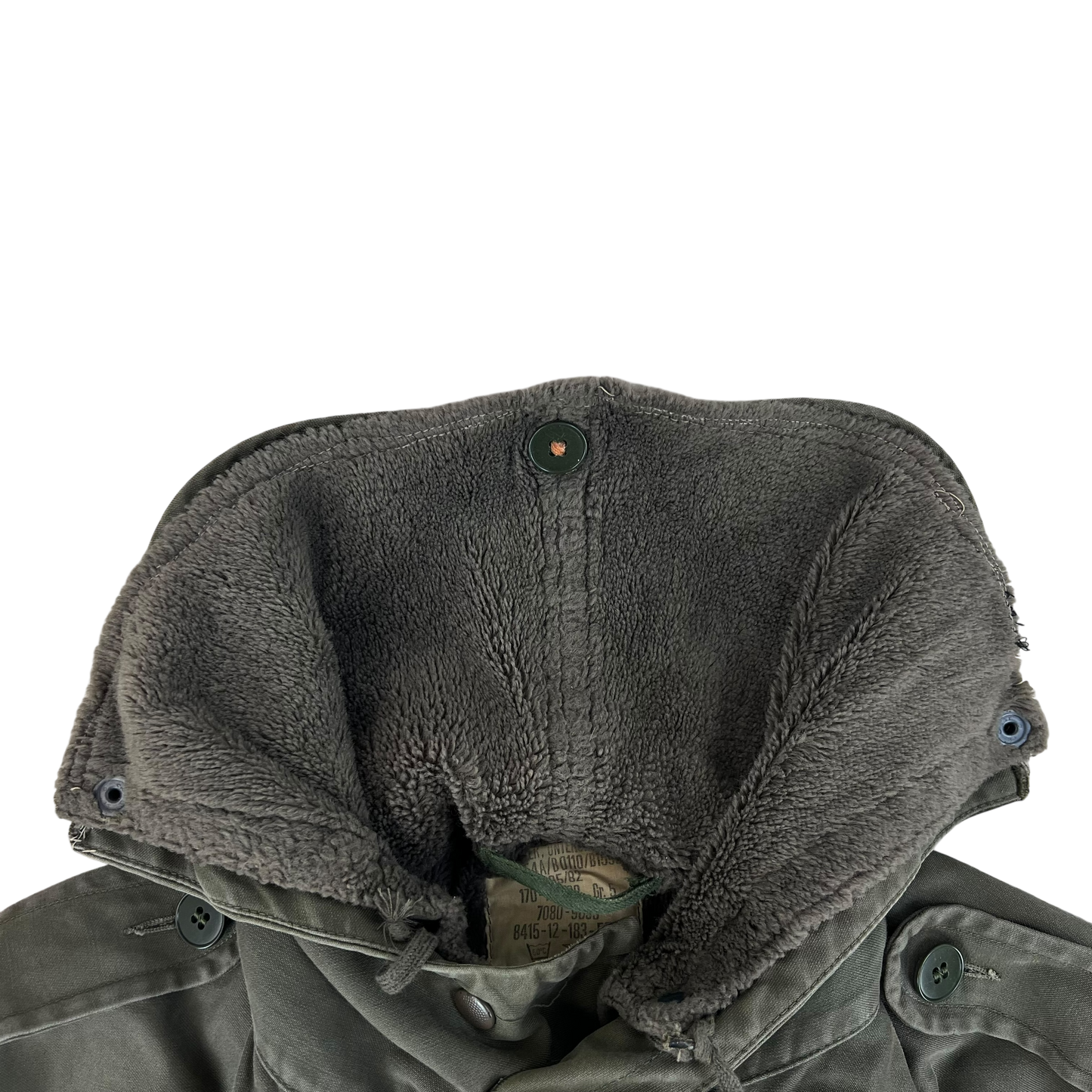 German Army Olive Drab Parka w Thermal Liner - Medium Gr 5