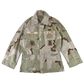 US Air Force Tri-Colour Desert "Coffee Stain" Camo Combat Jacket Ripstop w/ Patches - Medium