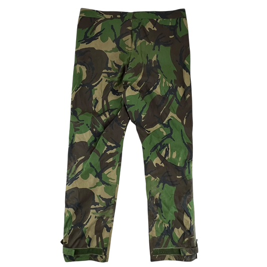 British Army Woodland DPM Camouflage MVP Waterproof Trousers - W42 L33