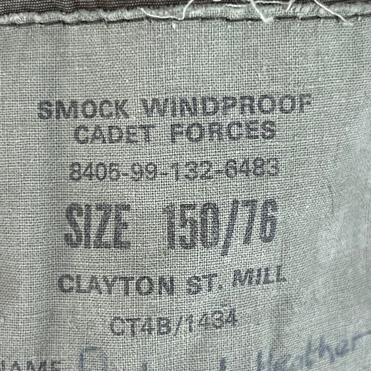British Army 80s Cadet Forces DPM Camouflage Windproof Smock - X Small 150/76