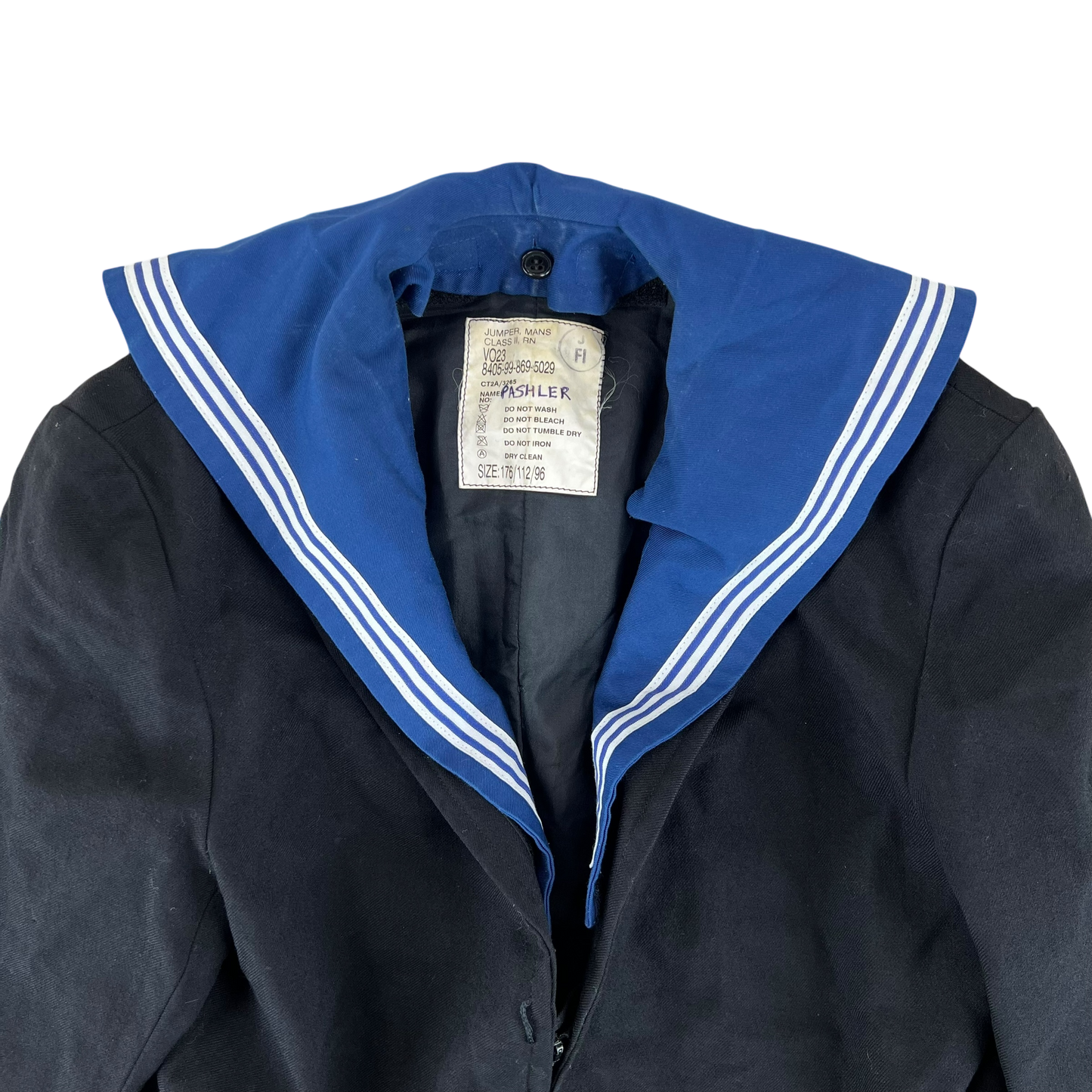 British Royal Navy Class II Jumper Sailor's Top - Large 176/112
