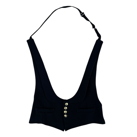 British Royal Navy 80s No. 7 Mess Dress Waistcoat - Medium