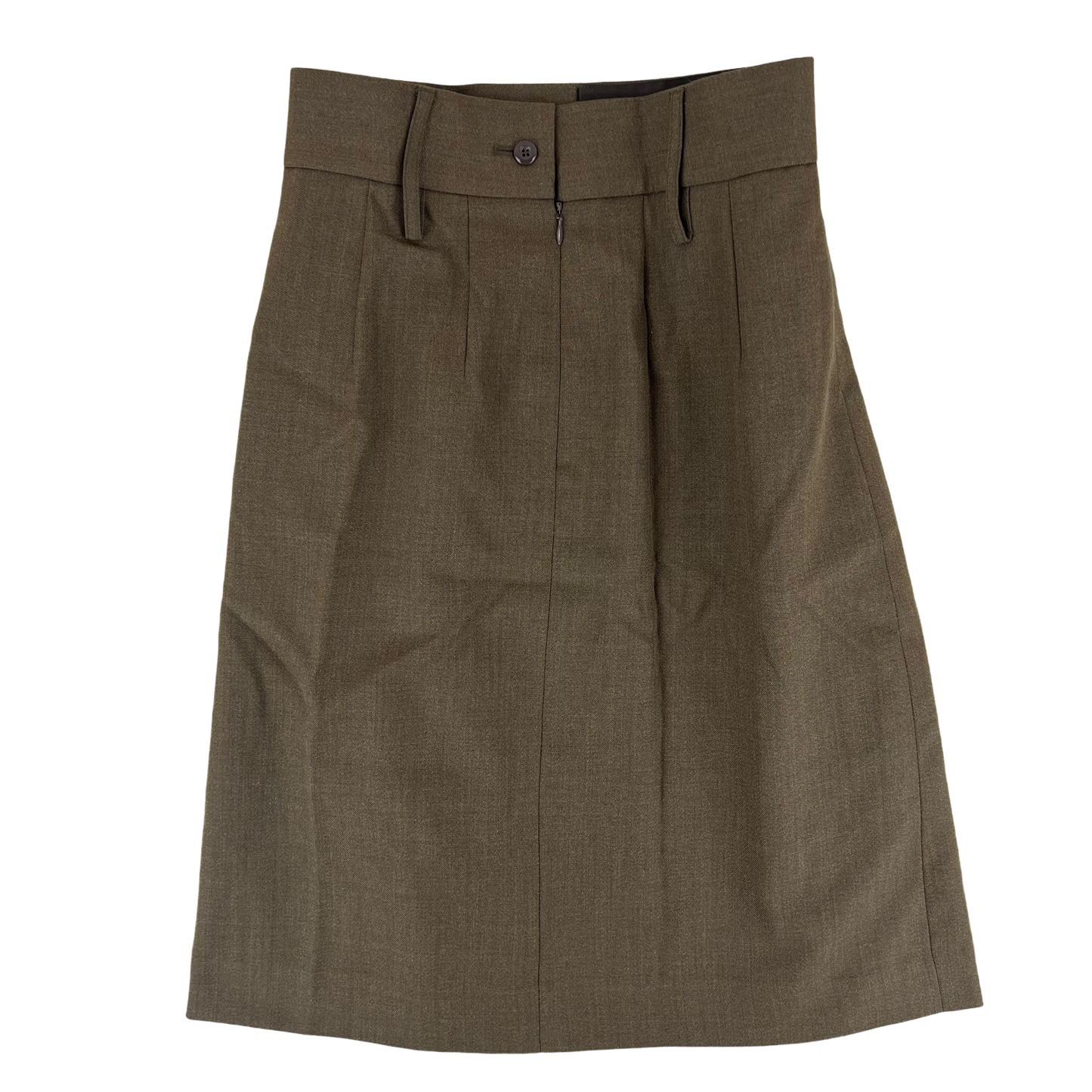 British Army Women's Barracks Brown Ceremonial FAD No. 2 Dress Skirt - W28 L26