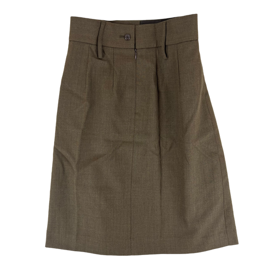 British Army Women's Barracks Brown Ceremonial FAD No. 2 Dress Skirt - W28 L26