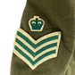 British Army No. 2 Khaki Green Dress Jacket - Light Infantry - Small 182/88