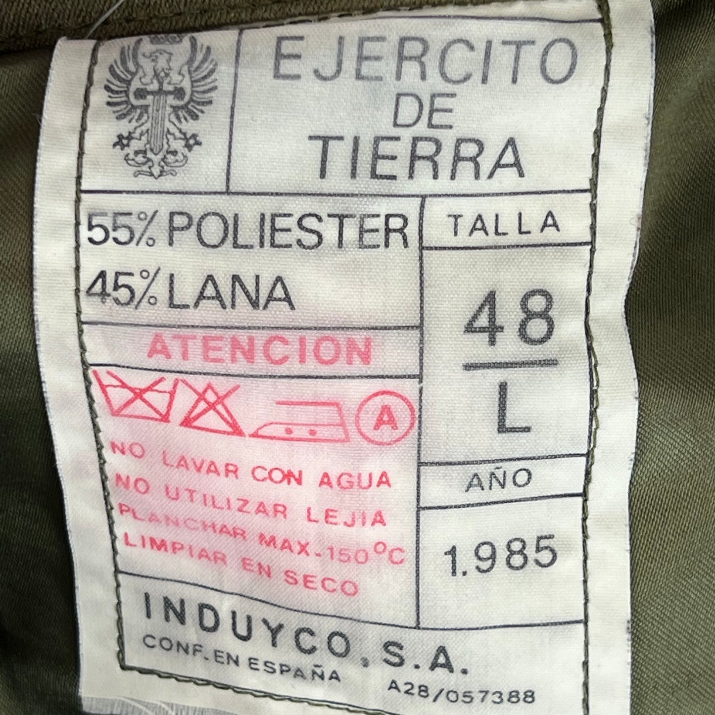 Spanish Army 80s Green Trenchcoat -