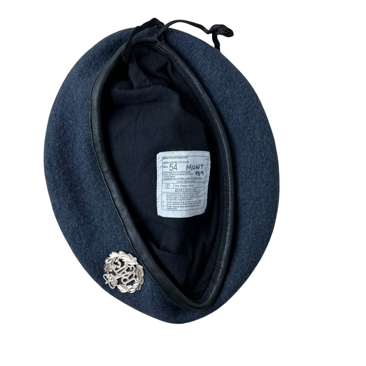 British RAF Beret w/ Badge - X Small 54cm