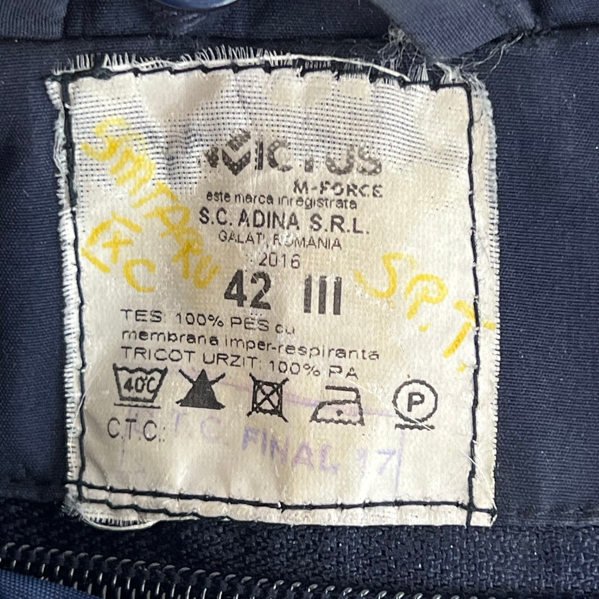 Romanian Navy Women's Parka w/ Thermal Liner - Medium