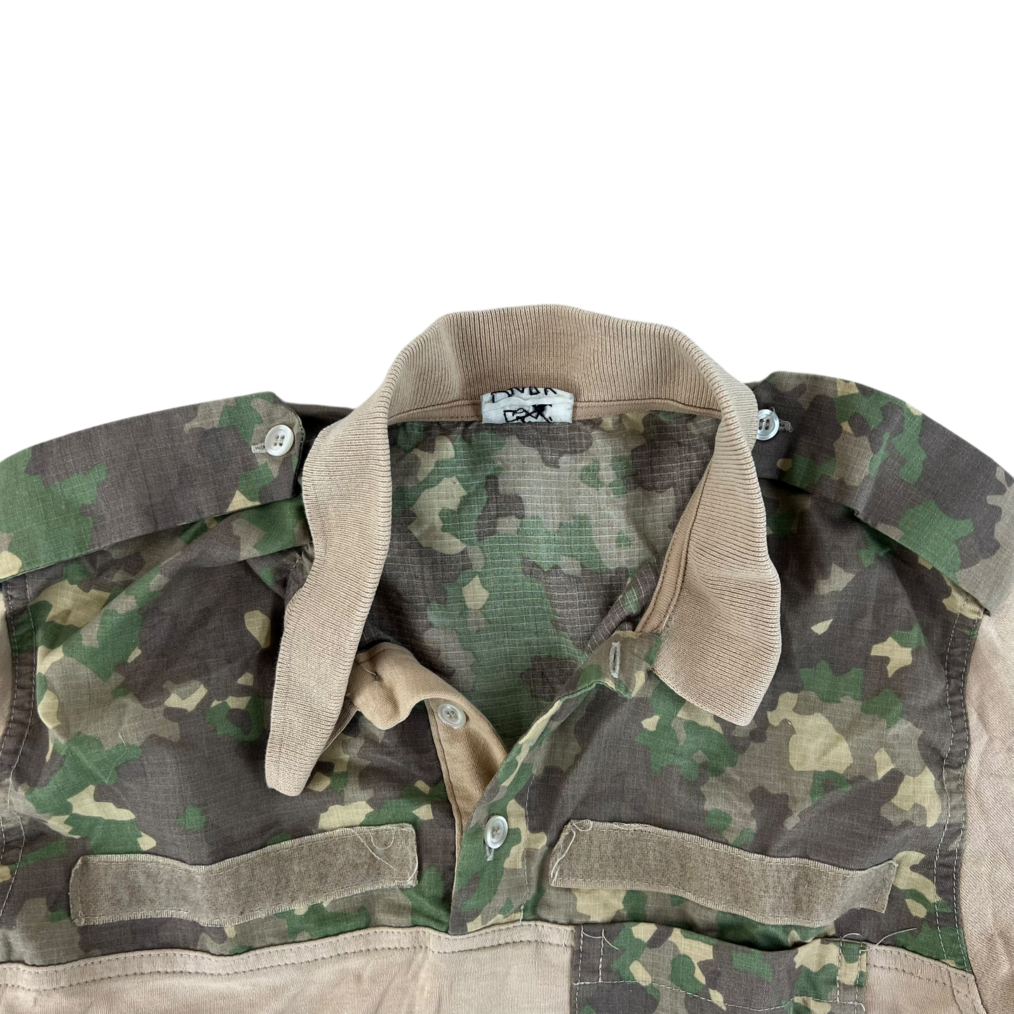 Romanian Army M2017 Woodland Camouflage Polo Top - Small