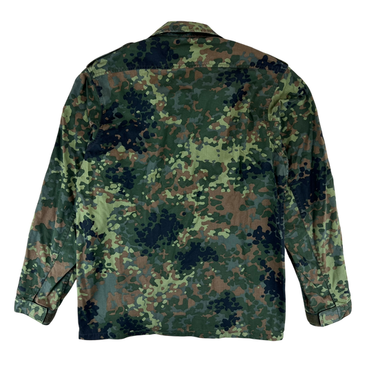 German Army Flecktarn Camouflage Long Sleeve Field Shirt - Large GrNr 13