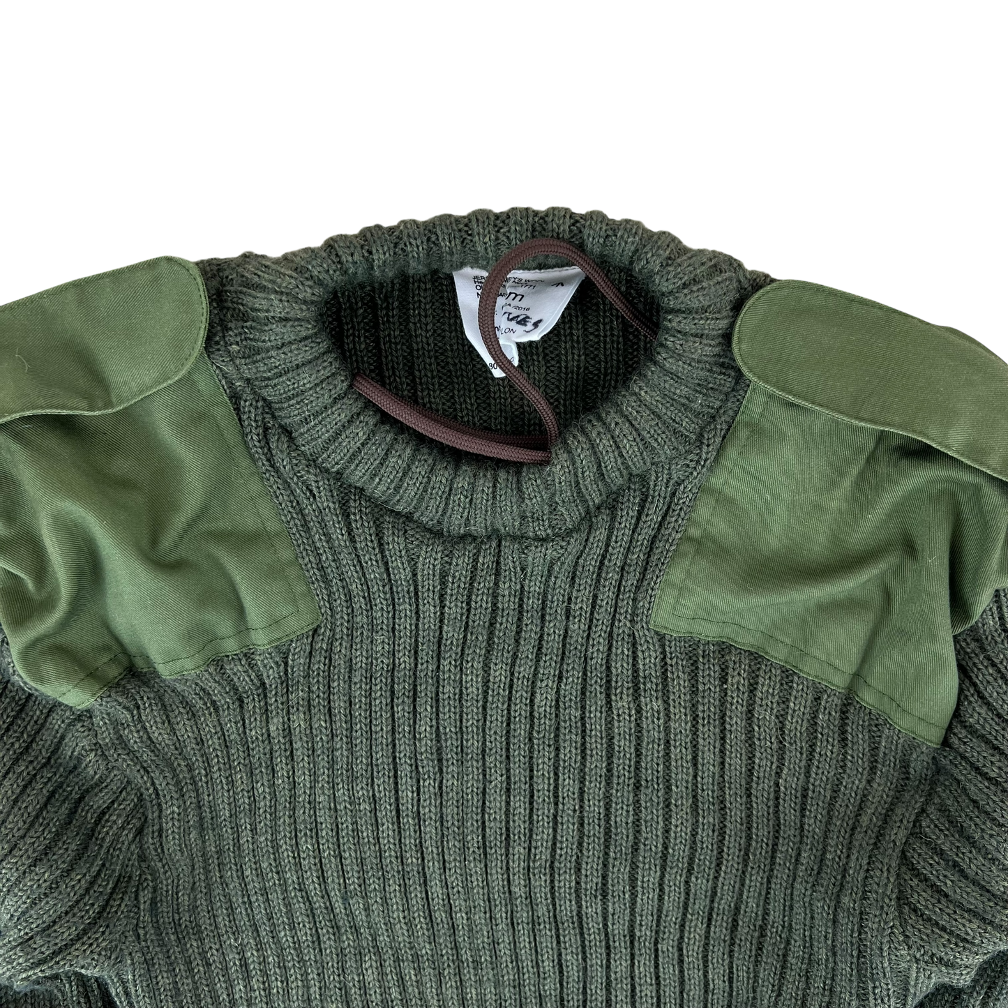 British Army Olive Green Pullover Jumper - Medium 94cm