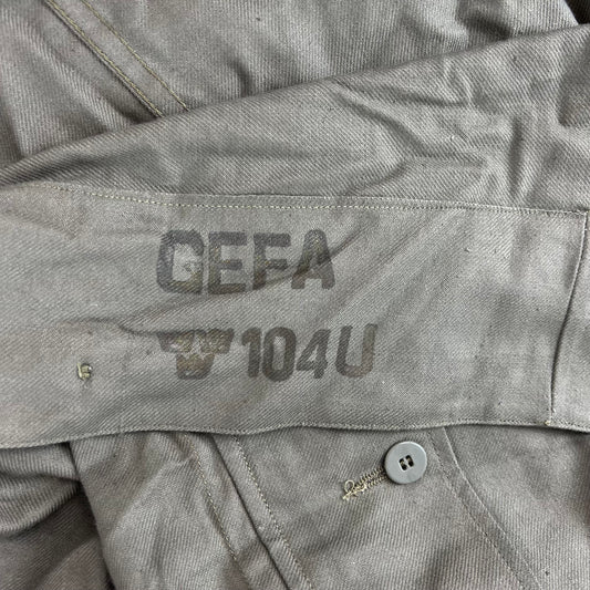 Swedish Army M40 "Grötrock" Brown Work Jacket - Large