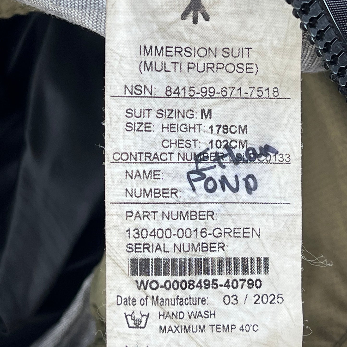 British Army P23 Goretex Immersion Drysuit Multi Purpose - Medium