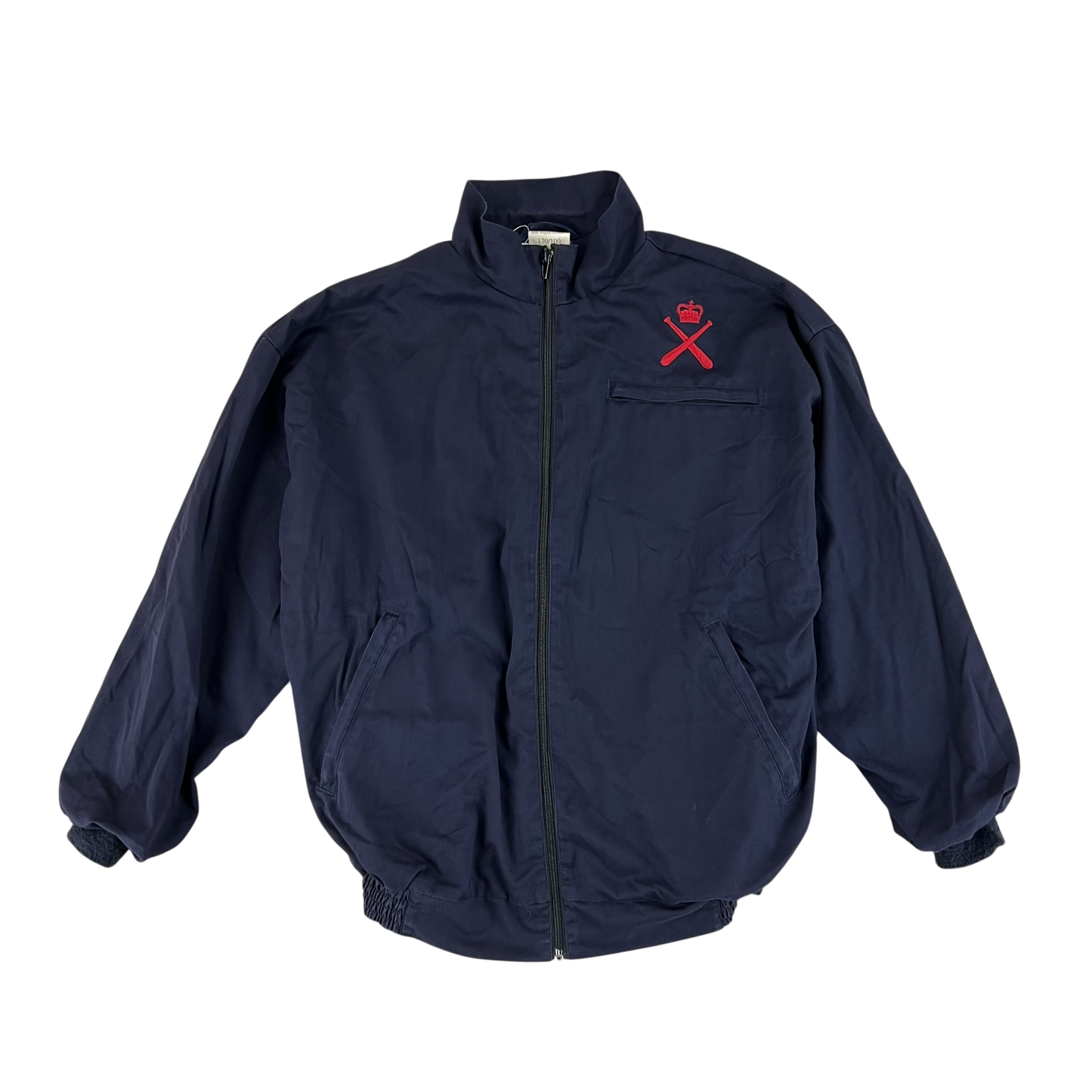 British Army / Tri-Services Navy Blue PTI Tracksuit Top Jacket - Medium 170/100