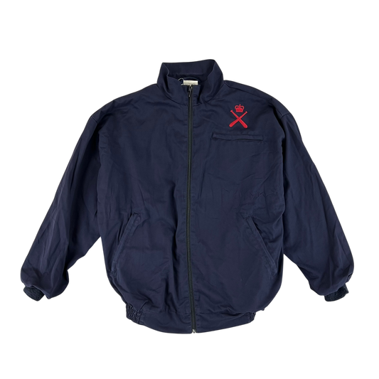 British Army / Tri-Services Navy Blue PTI Tracksuit Top Jacket - Medium 170/100