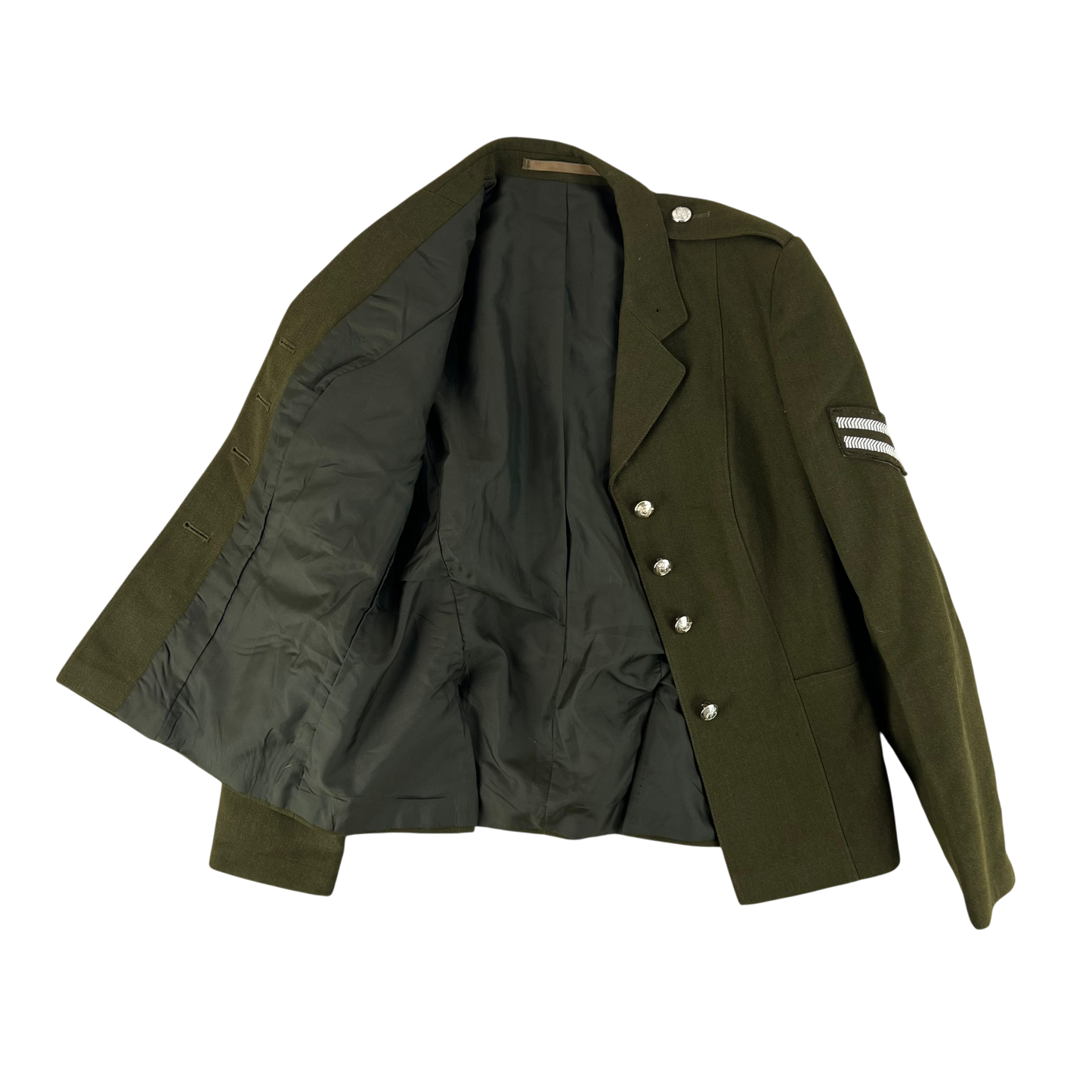British Army 1980 Pattern Women's No. 2 Olive Green Dress Jacket - Medical Corps - Small 154/92