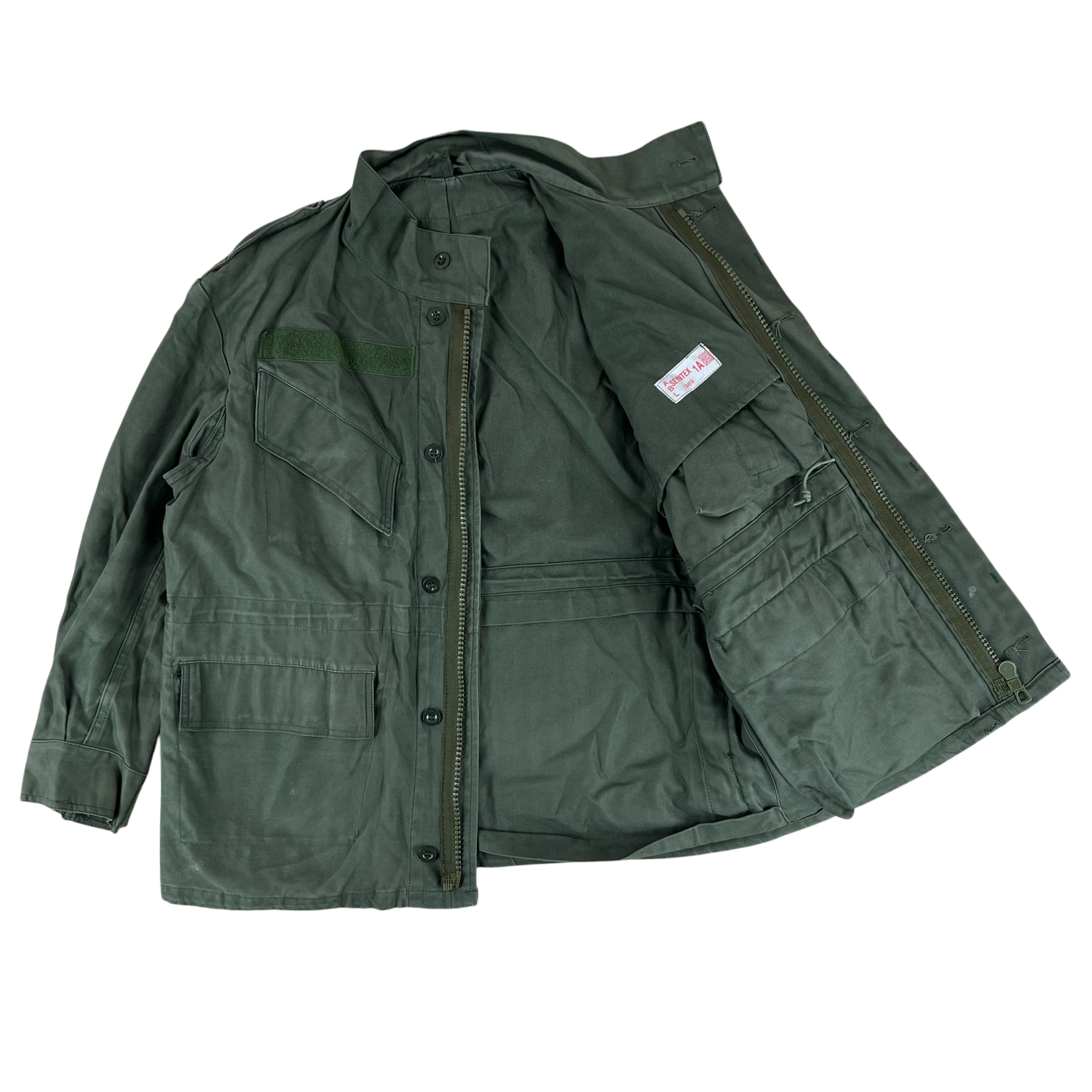 Belgian Army M64 Olive Green Field Jacket - Medium