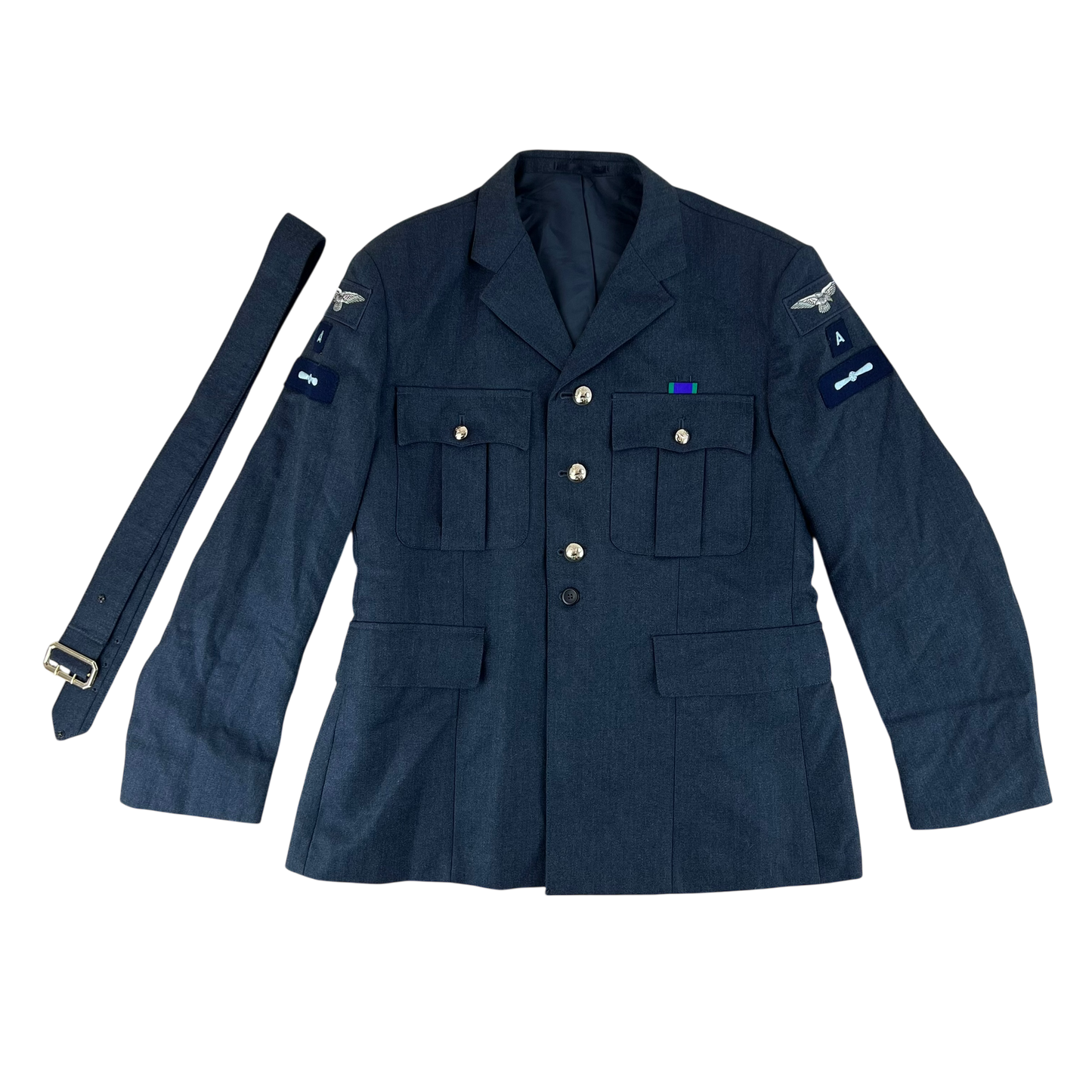 British Royal Air Force No. 1 Dress Jacket w/ Belt - X Large