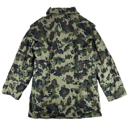 Romanian Army M1994 Fleck Leaf Camouflage Parka w/ Winter Liner - Medium