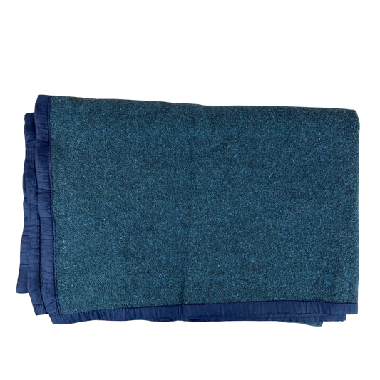 Romanian Army / Air Force Blue Wool Blanket