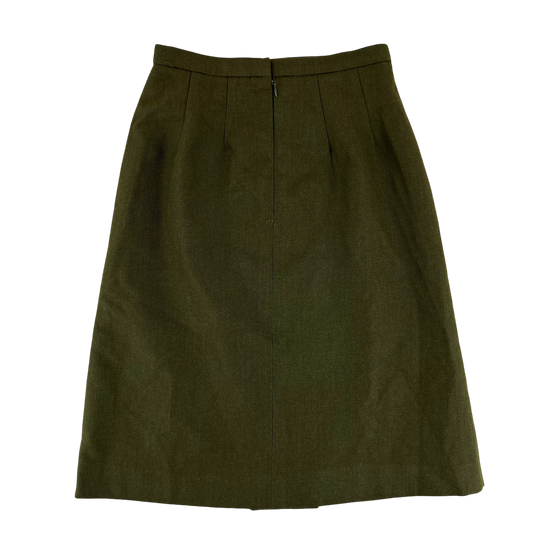 British Army Women's Old Pattern No.2 Dress Skirt - W26.5 L26