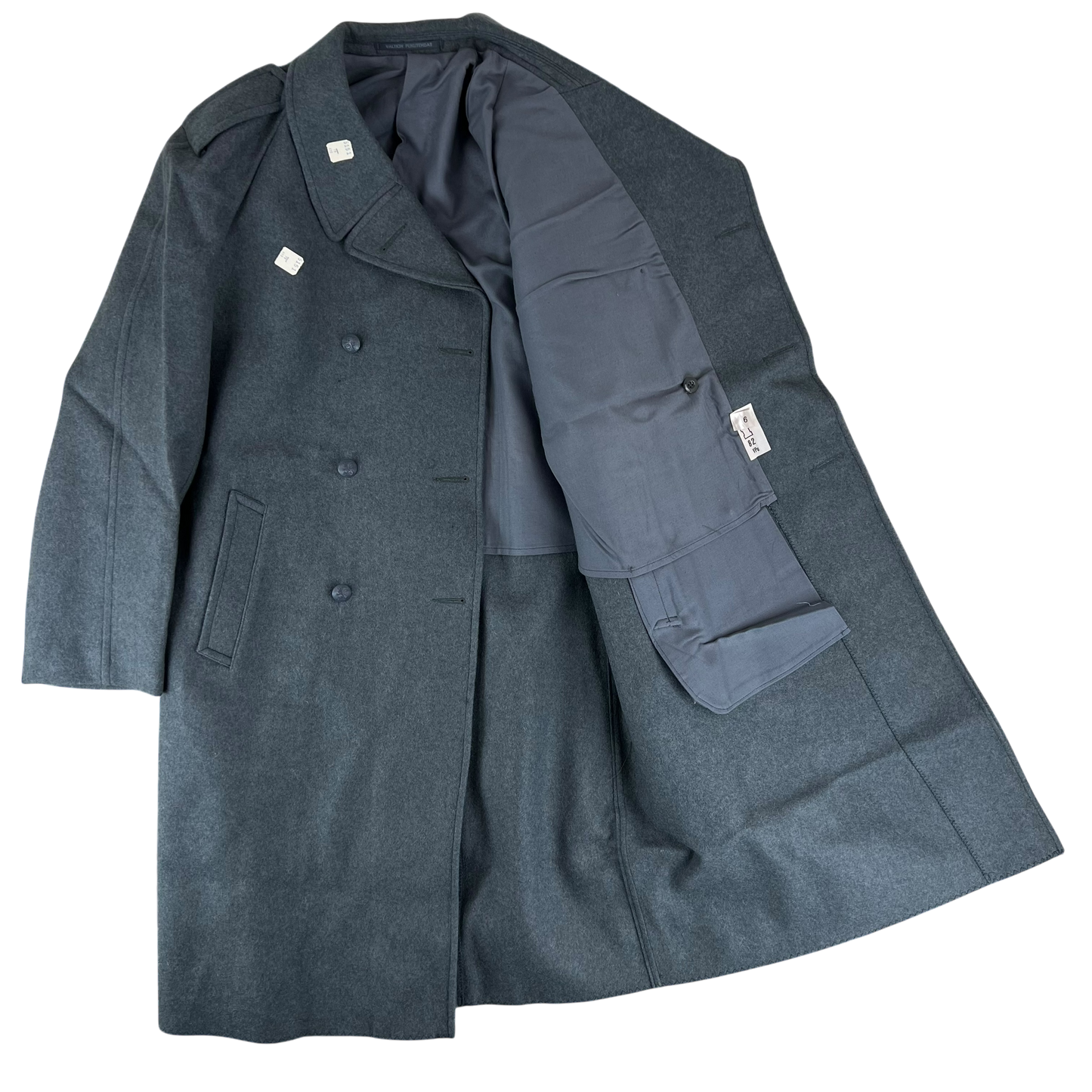 Finnish Army M65 Wool Greatcoat - Large