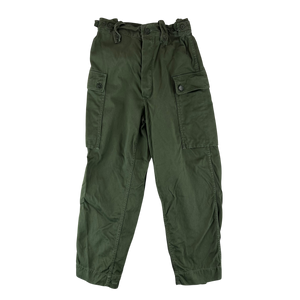 Dutch Army 70s Green Combat Trousers - W29 L27
