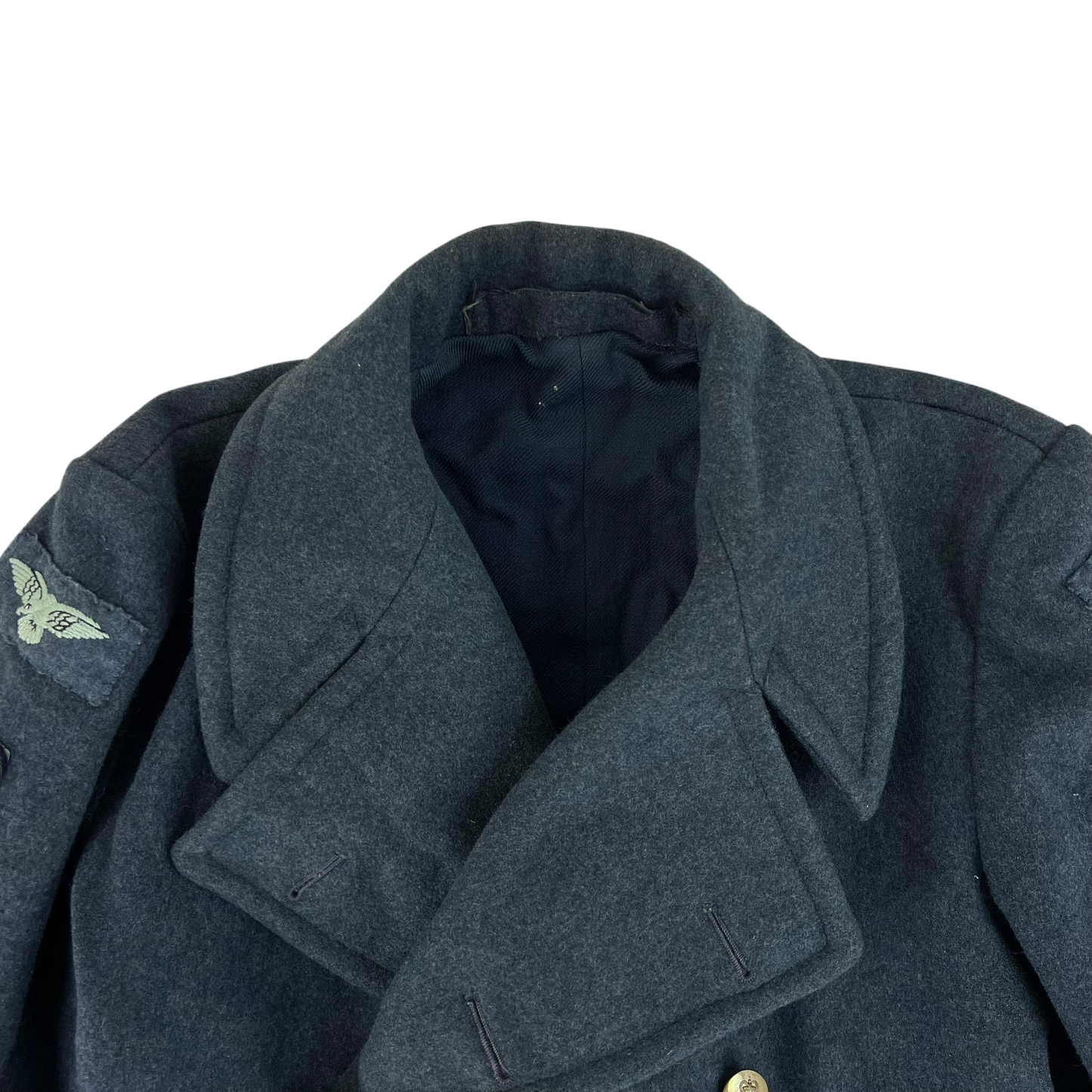 British RAF 50's New Pattern Wool Greatcoat - Medium SIZE 14