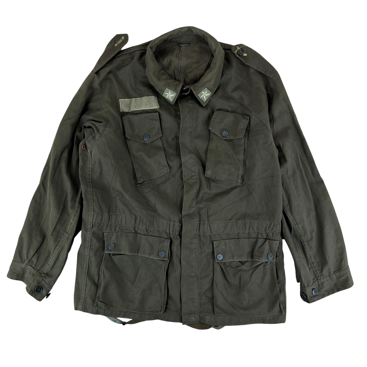 Italian Army Olive Drab Roma 75 Safari Jacket - Medium