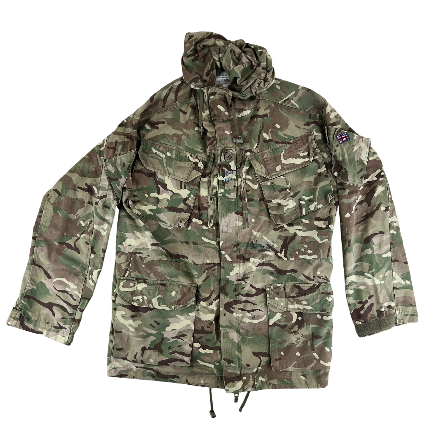 British Army MTP Camouflage Windproof Smock - Large 180/104