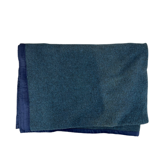Romanian Army / Air Force Blue Wool Blanket