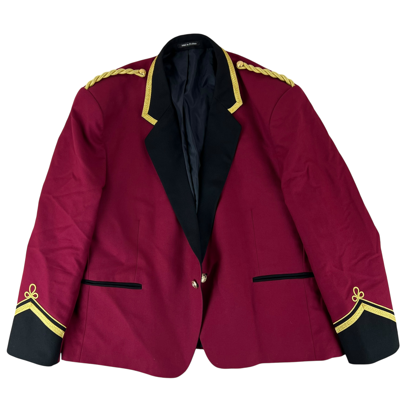 British Army Musician's Burgundy Performance Jacket - XX Large