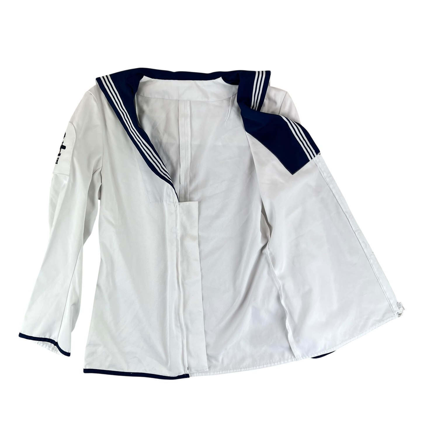 British Royal Navy Class II White Jumper Sailor's Top - Medium 176/96