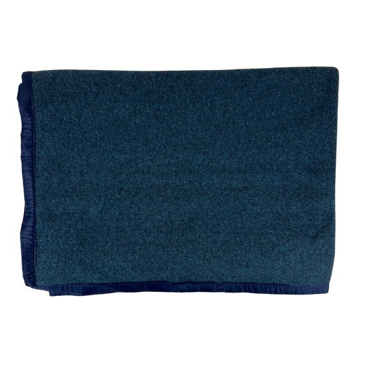 Romanian Army / Air Force Blue Wool Blanket