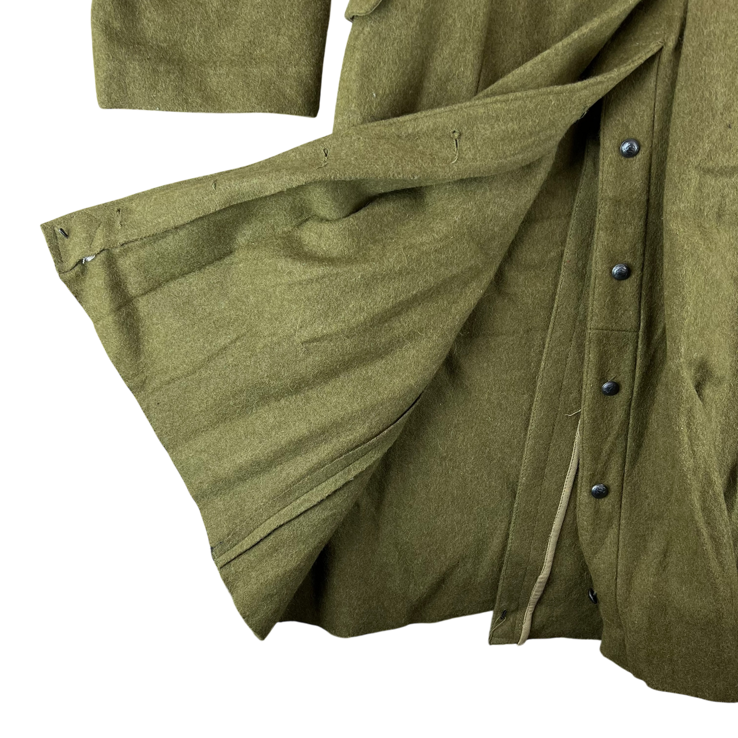 Romanian People's Army Khaki Wool Greatcoat - Medium