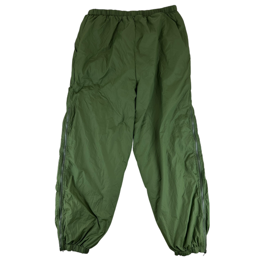 British Army Reversible Thermal Olive Green / Tan Quilted Trousers - Medium