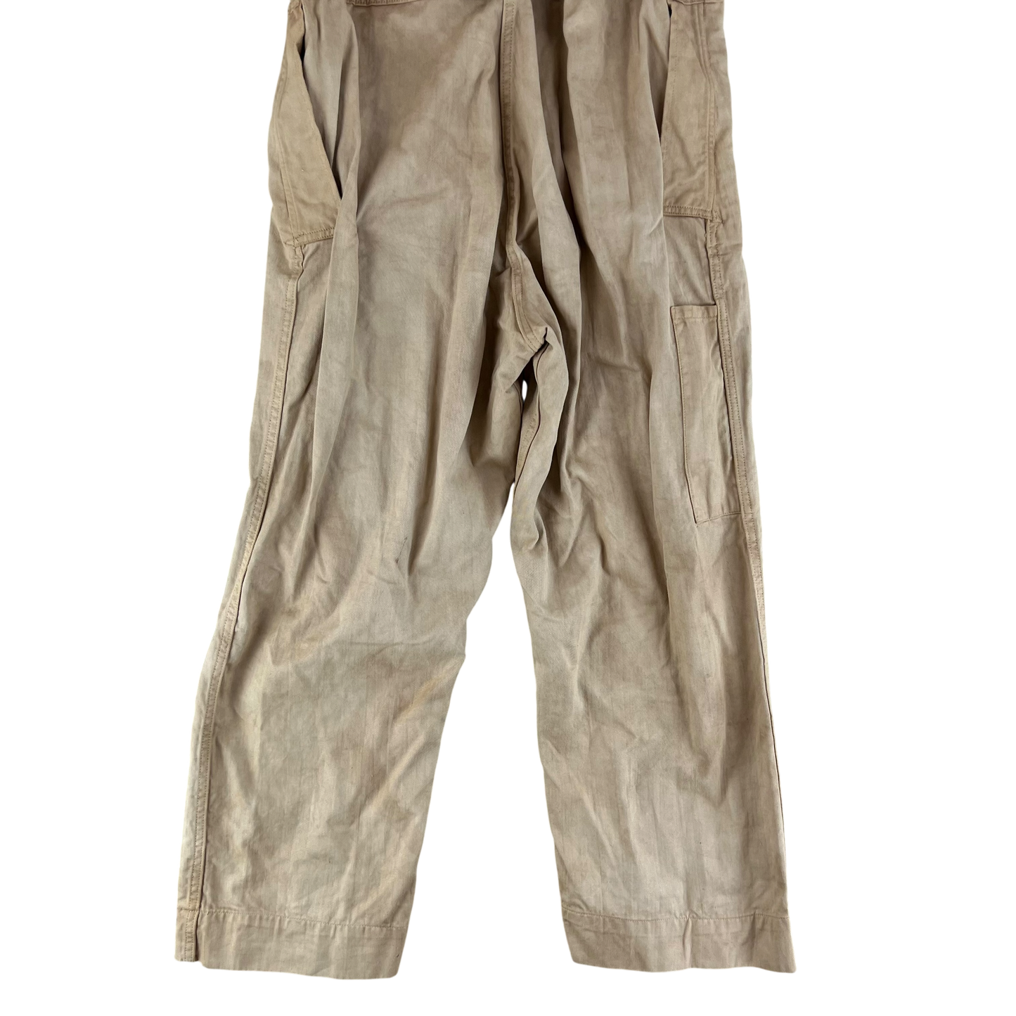 British Army 60s "White" Cotton Drill Coveralls - Medium SIZE 2