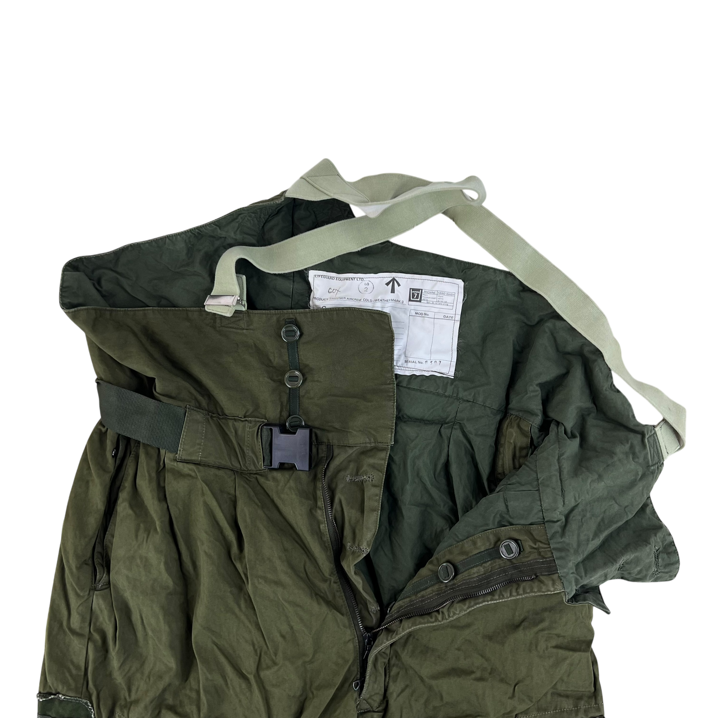 British RAF MK3 FR Cold Weather Aircrew Trousers - W36 L29 SIZE 6
