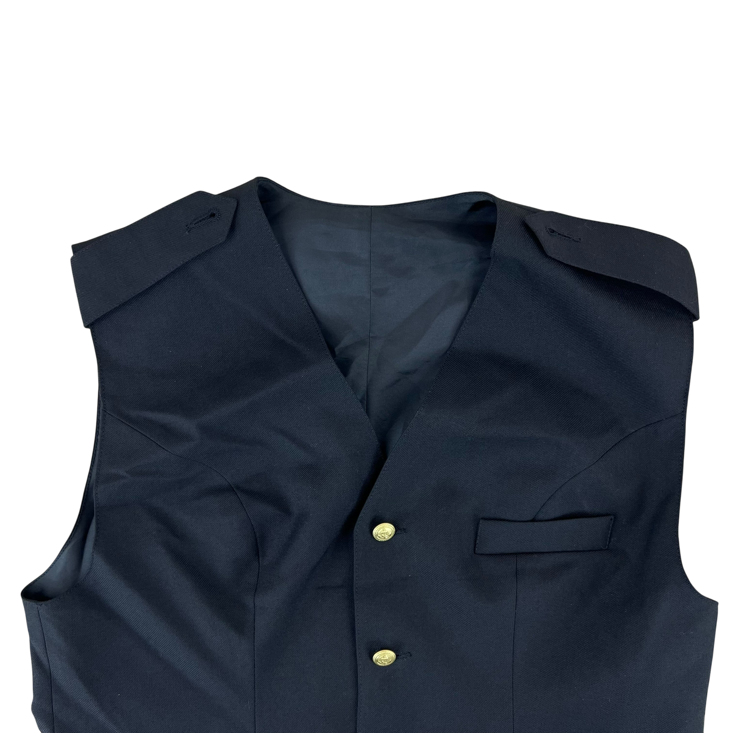 Finnish Navy M83 Black Mess Dress Officer's Waistcoat - Medium