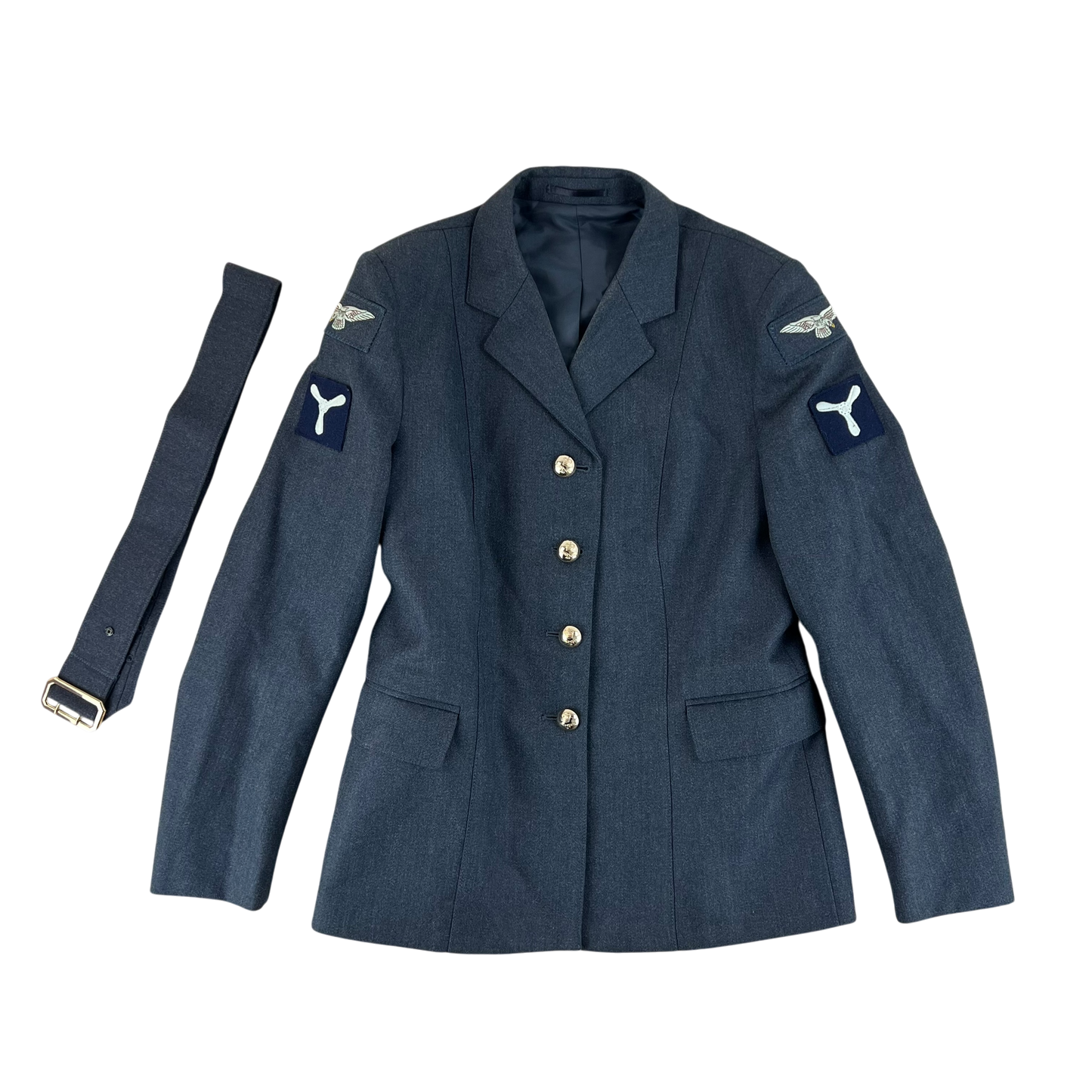 British Royal Air Force No. 1 OA Dress Jacket w/ Belt - WRAF - Medium 100R
