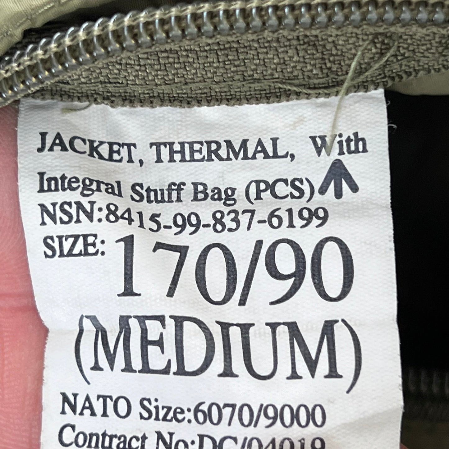 British Army Thermal Buffalo Jacket - Medium