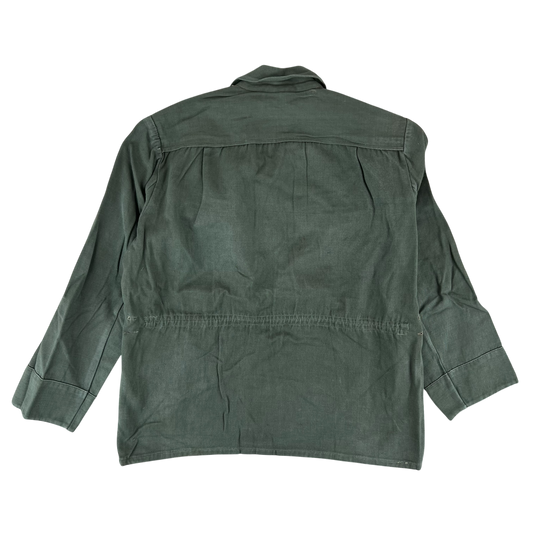 Bulgarian People's Army Officer's Olive Green Cossack Shirt - Large