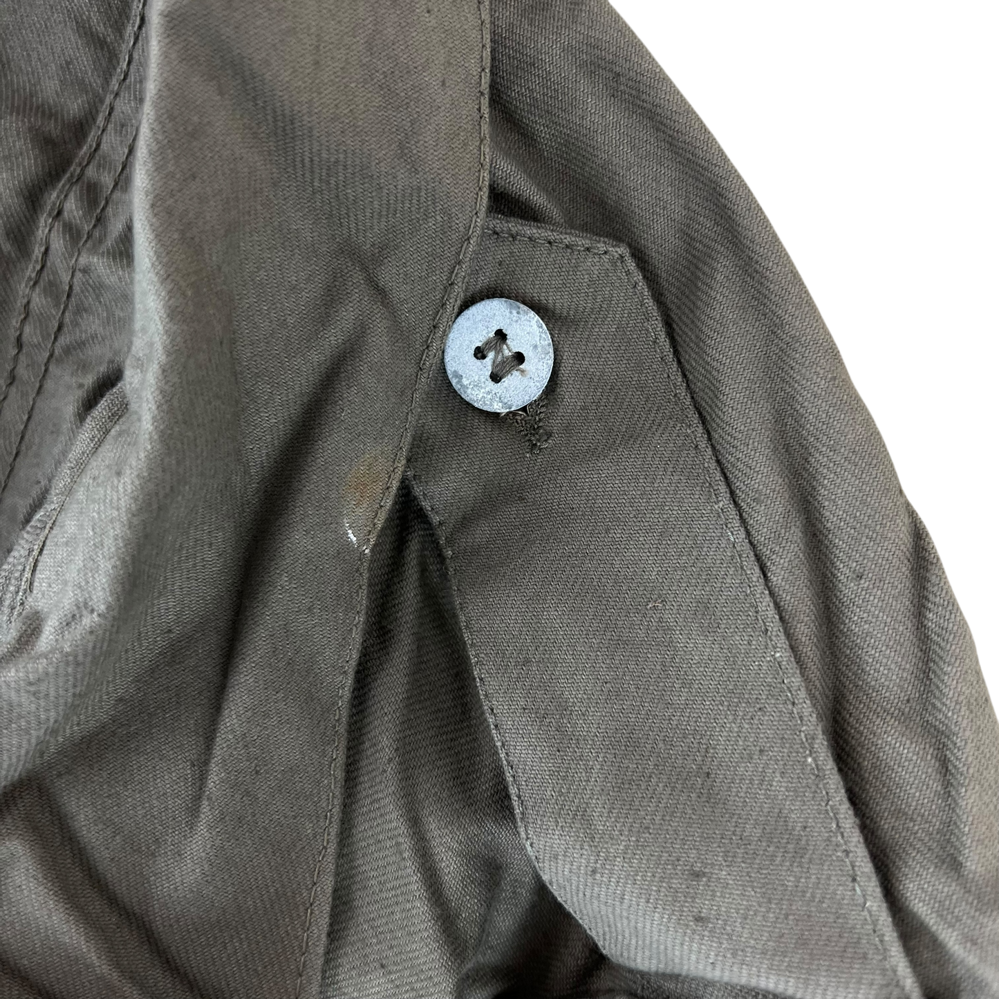 Swedish Army M40 "Grötrock" Brown Work Jacket - Medium