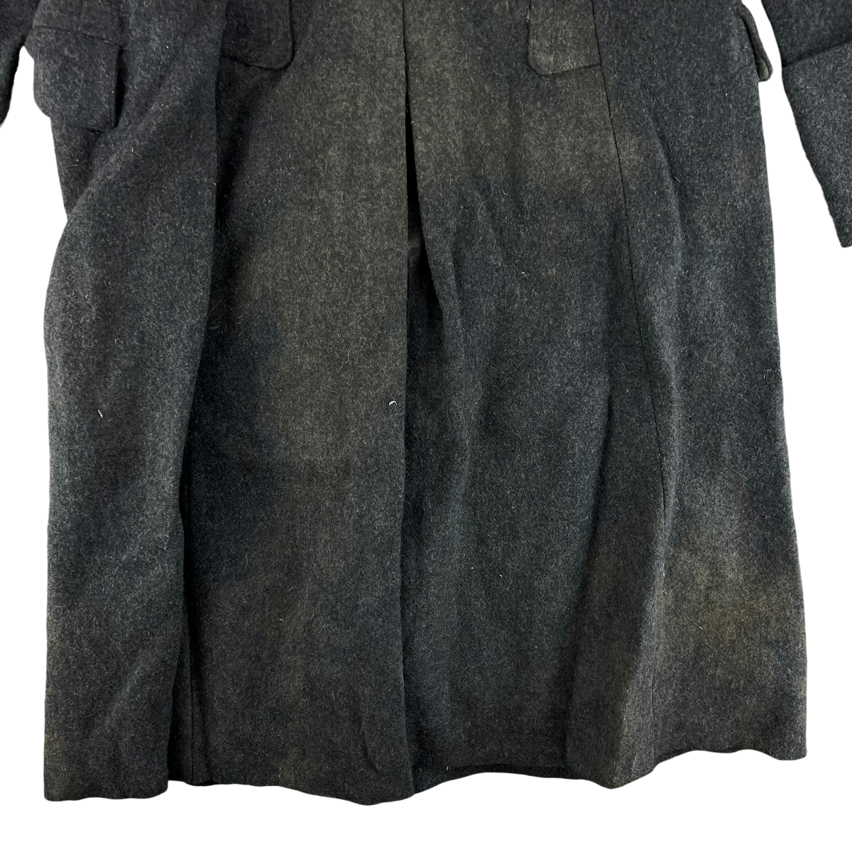 Bulgarian People's Army 80s Grey Wool Greatcoat - Large